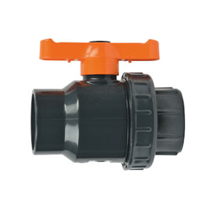 SINGLE UNION PVC BALL VALVES